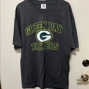 Green Bay Packers Gray T-Shirt XL